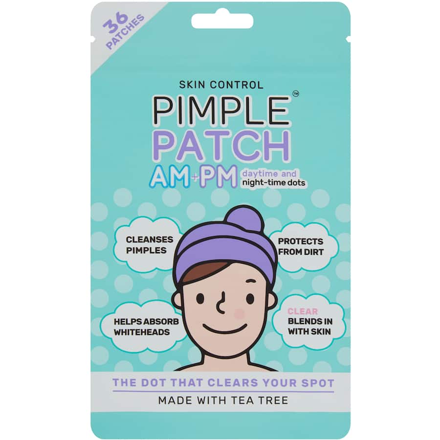 Hydrocolloid pimple patches for day and night use, absorbing impurities and promoting clear skin for all skin types.