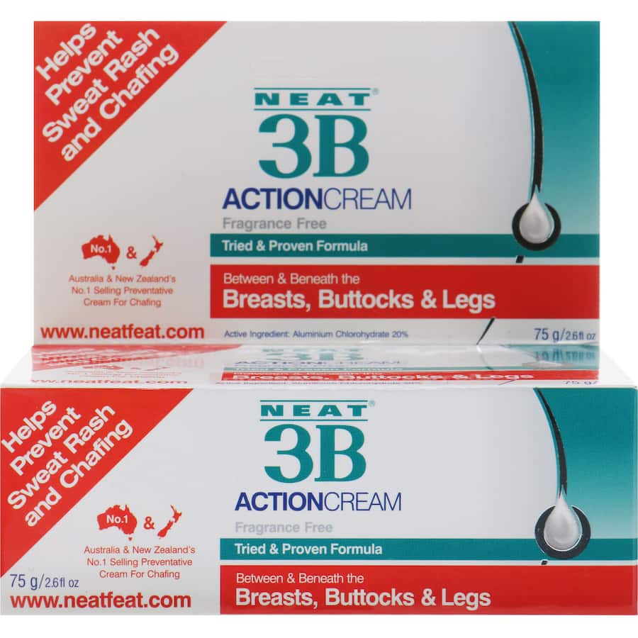 Neat 3b Rash Cream Action, a soothing cream for rashes, hydrates skin and provides relief for all ages with natural ingredients.