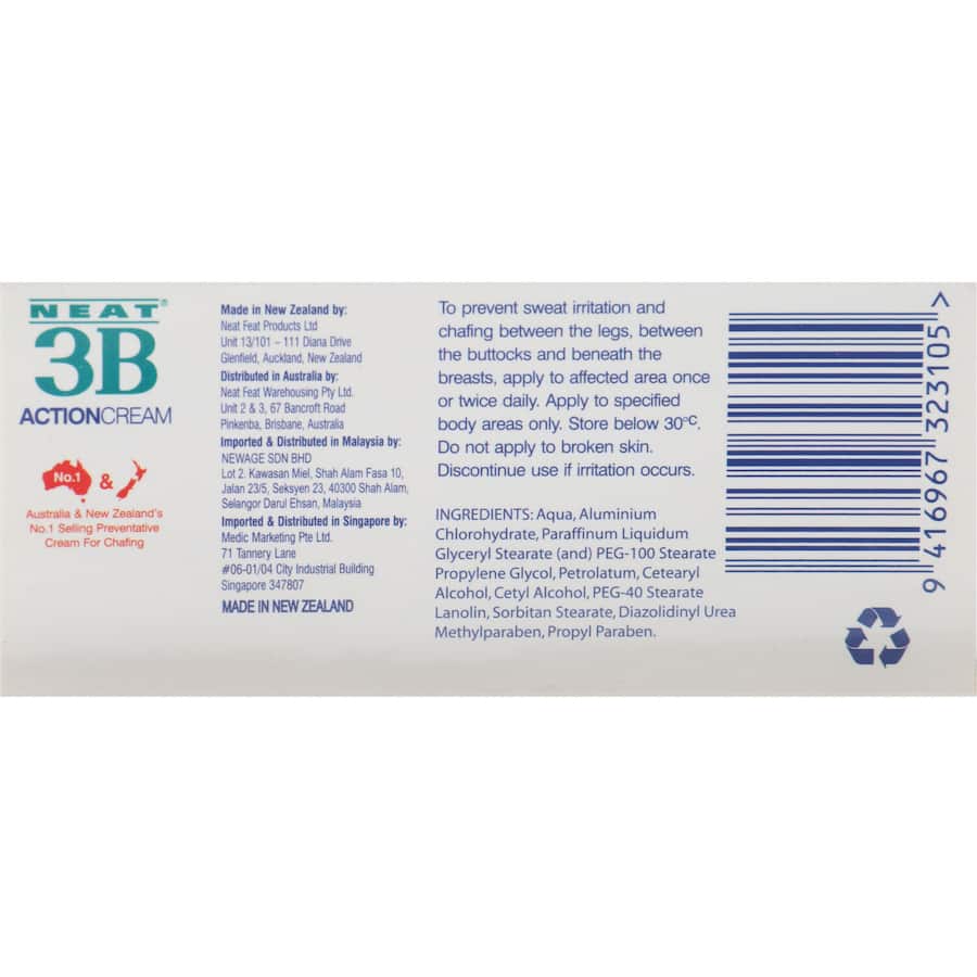 Neat 3b Rash Cream Action: soothing cream for rashes, eczema, and irritations; gentle, hydrating, and effective for all ages.