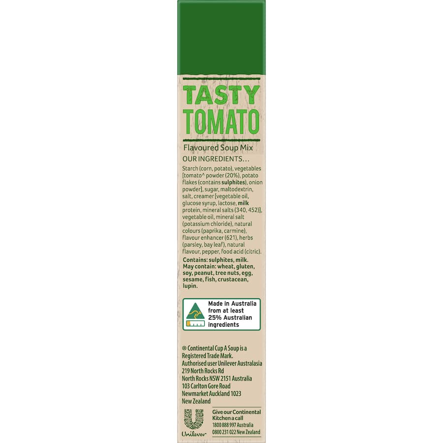 Continental Cup A Soup Instant Soup Tasty Tomato 54g 2pack