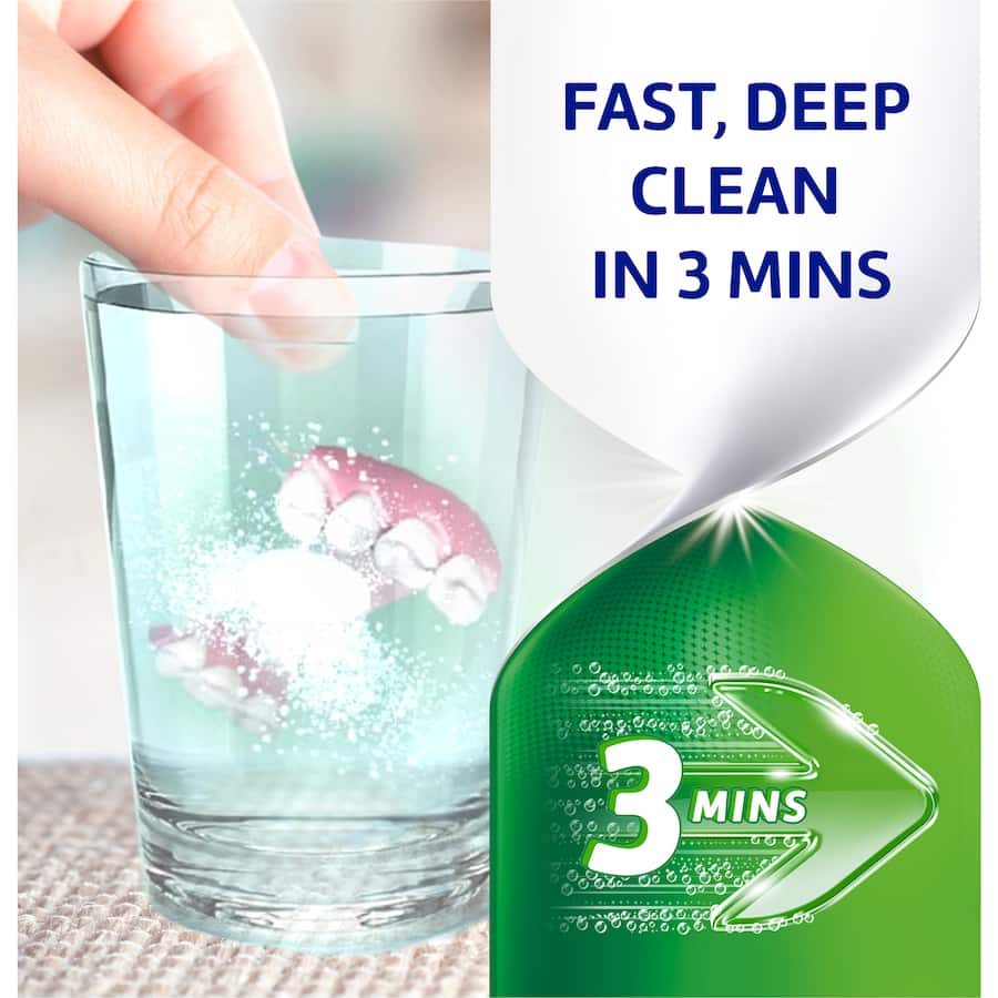 Polident 3 Minute Daily Cleanser For Dentures And Partials 66pack