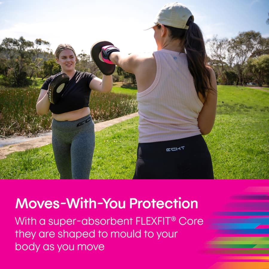 U By Kotex Sport Pads Super With Wings 10pack