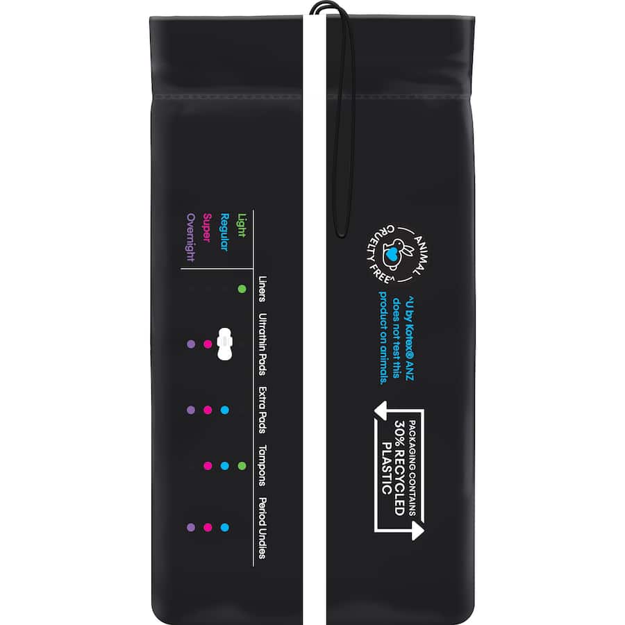 U by Kotex Ultra Thins Sport Pads - ultra-thin, absorbent pads with wings for secure, comfortable protection during workouts.