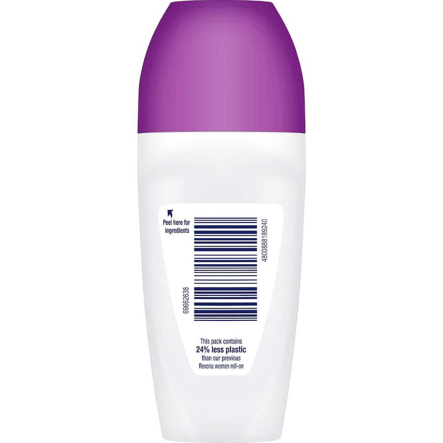 Rexona For Women Roll On Classic, 50ml, offers 48-hour sweat and odor protection in a compact design for all-day freshness.