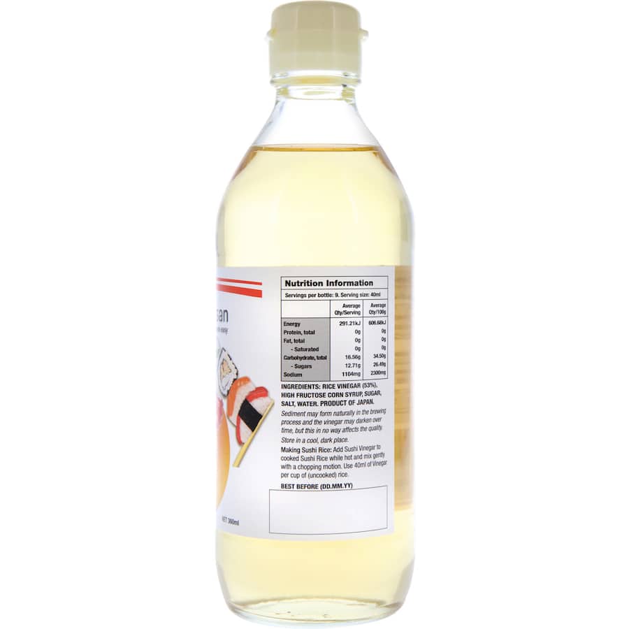 Mama San Sushi Vinegar Bottle 360mL