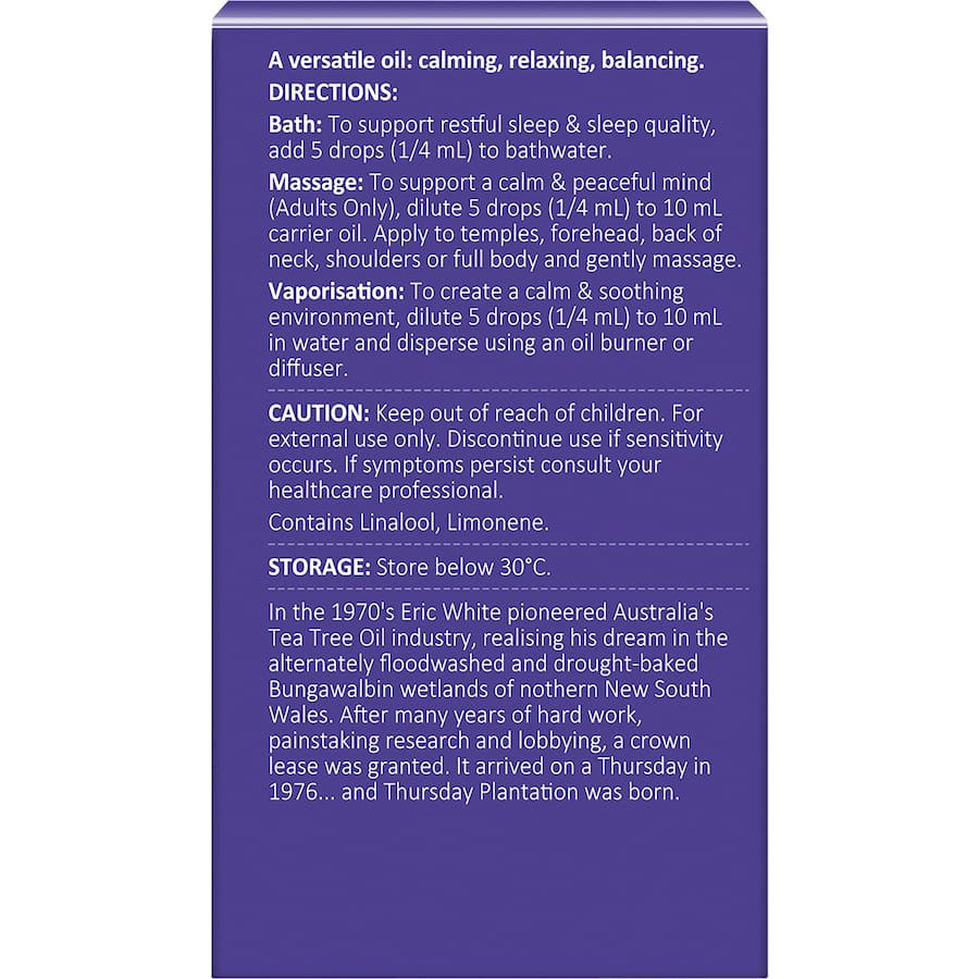 Thursday Plantation Lavender Oil 25mL