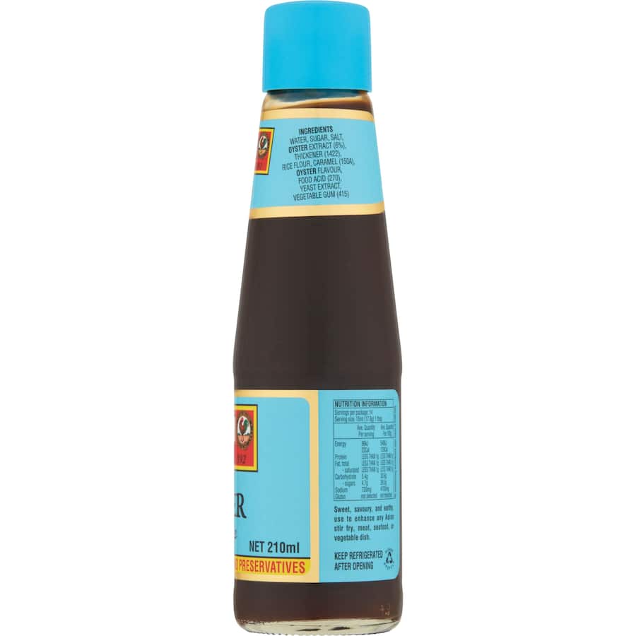 Ayam Oyster Sauce bottle showcasing rich umami flavor, perfect for stir-fries, marinades, and enhancing Asian dishes.