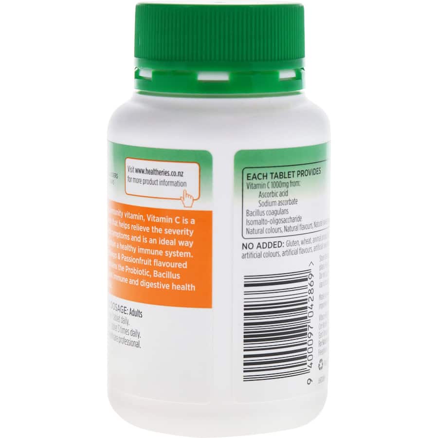 Healtheries Vitamin C With Biotics 1000mg 30pack
