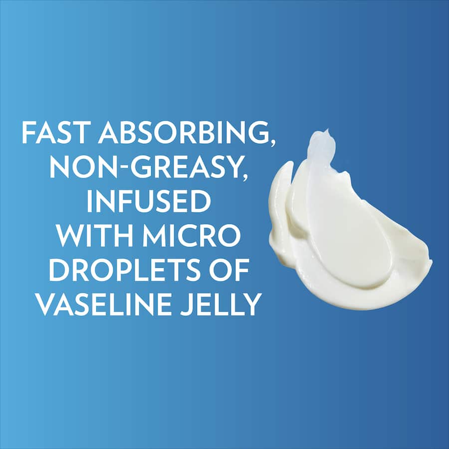 Vaseline Body Lotion Deep Restore, intense moisturizer with oat extract, deeply hydrates and protects dry skin with a non-greasy finish.