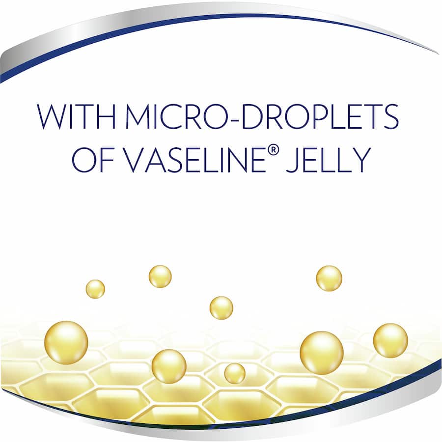 Vaseline Body Lotion Deep Restore: deeply moisturizing lotion with oat extract and Vaseline jelly for soft, hydrated skin.