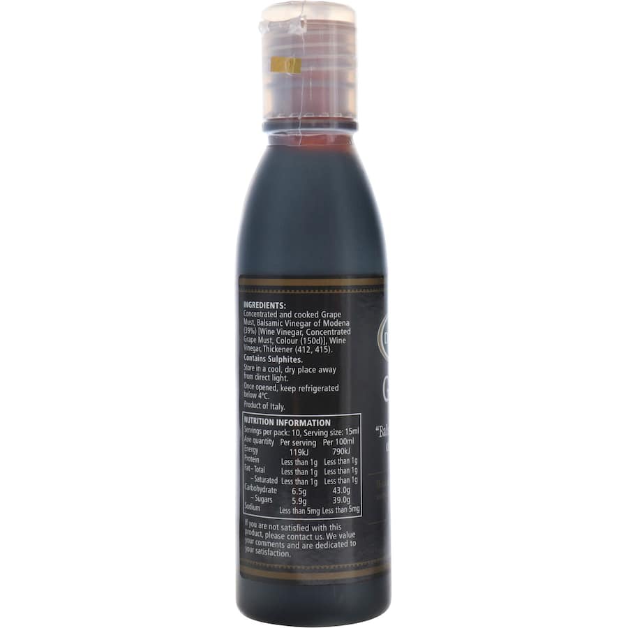 Delmaine Balsamic Vinegar Glaze, a thick, natural Italian condiment perfect for enhancing salads, meats, and desserts.