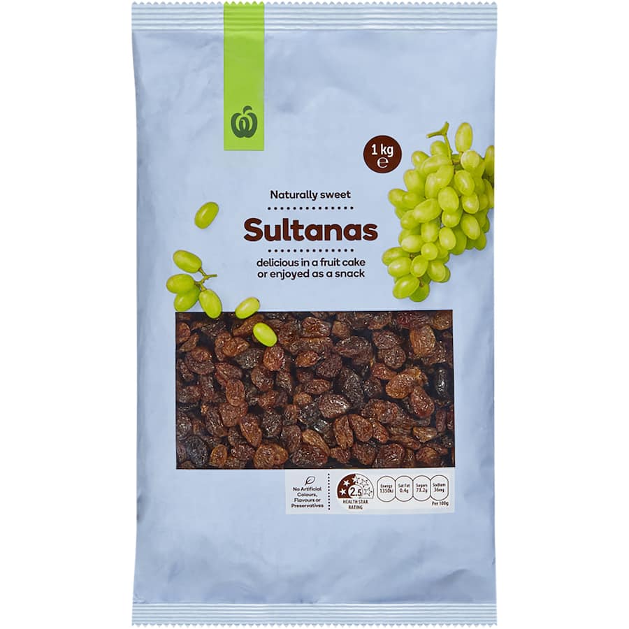 Woolworths Sultanas 1kg