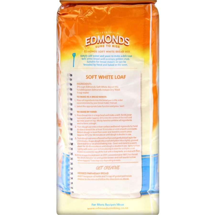 Edmonds Bread Mix Soft White 1.25kg