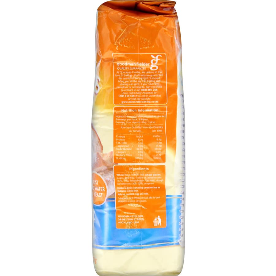 Edmonds Bread Mix Soft White 1.25kg