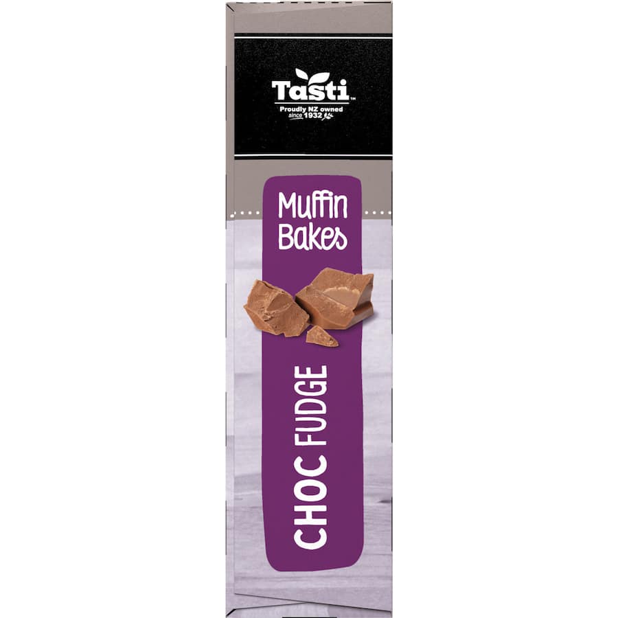 Tasti Muffin Bakes Cake Bars Choc Fudge 6pk 240g