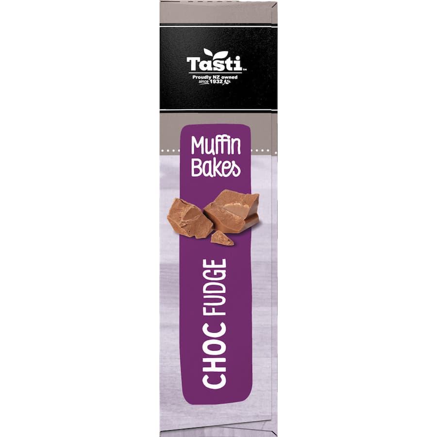 Tasti Muffin Bakes Cake Bars Choc Fudge 6pk 240g