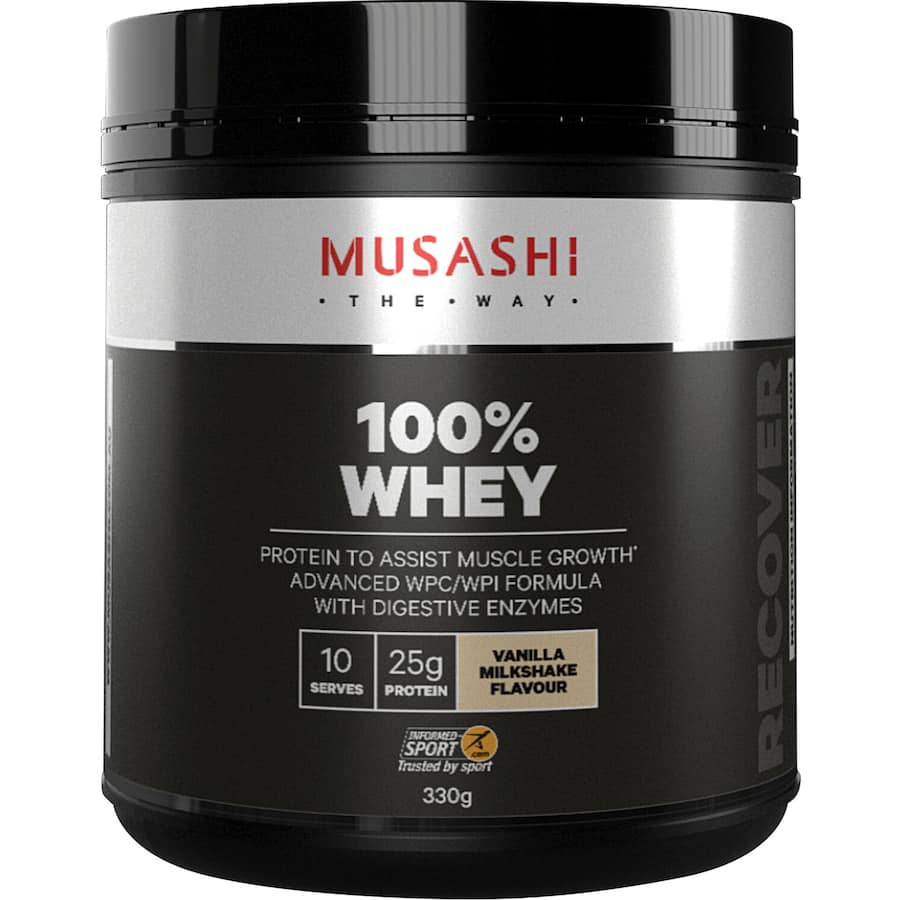 Musashi Nutrition Formula 100% Whey Vanilla 330g