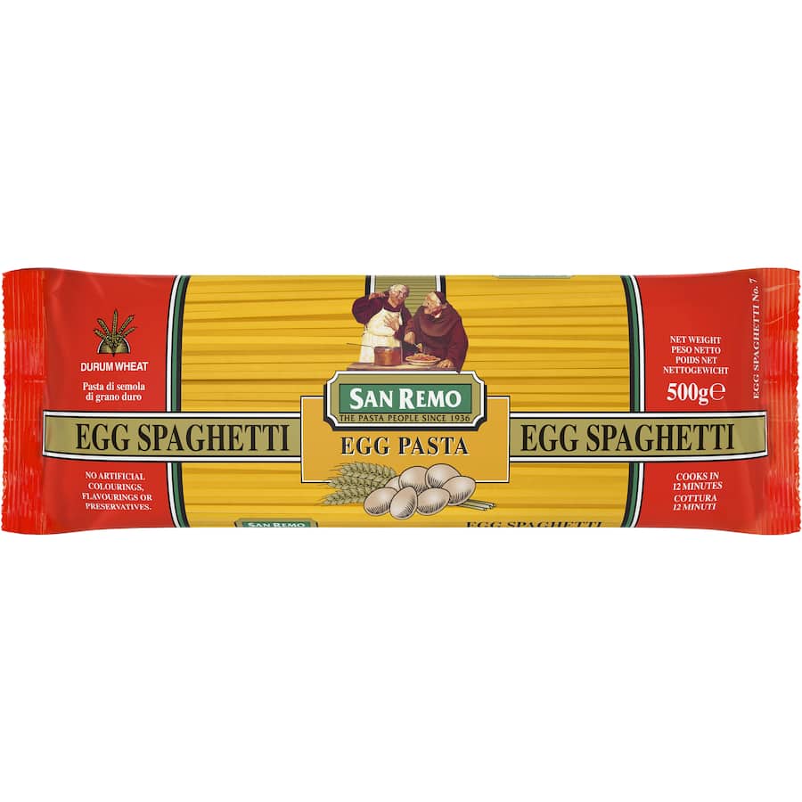 San Remo Pasta Egg Spaghetti 500g