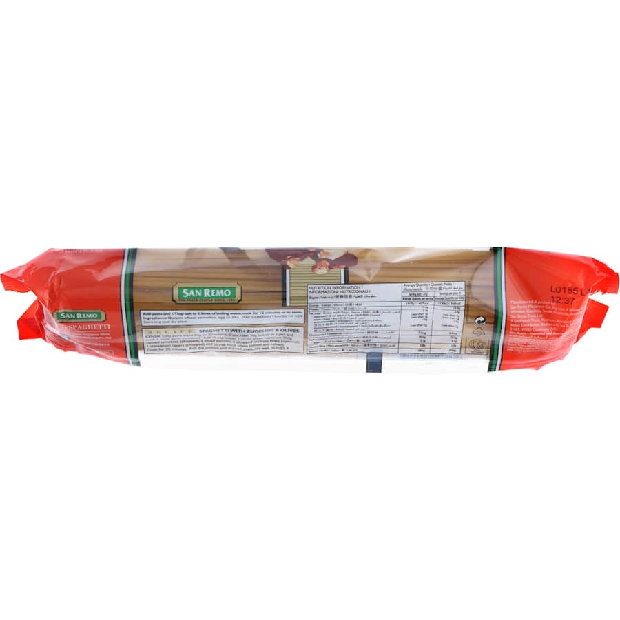 San Remo Pasta Egg Spaghetti 500g