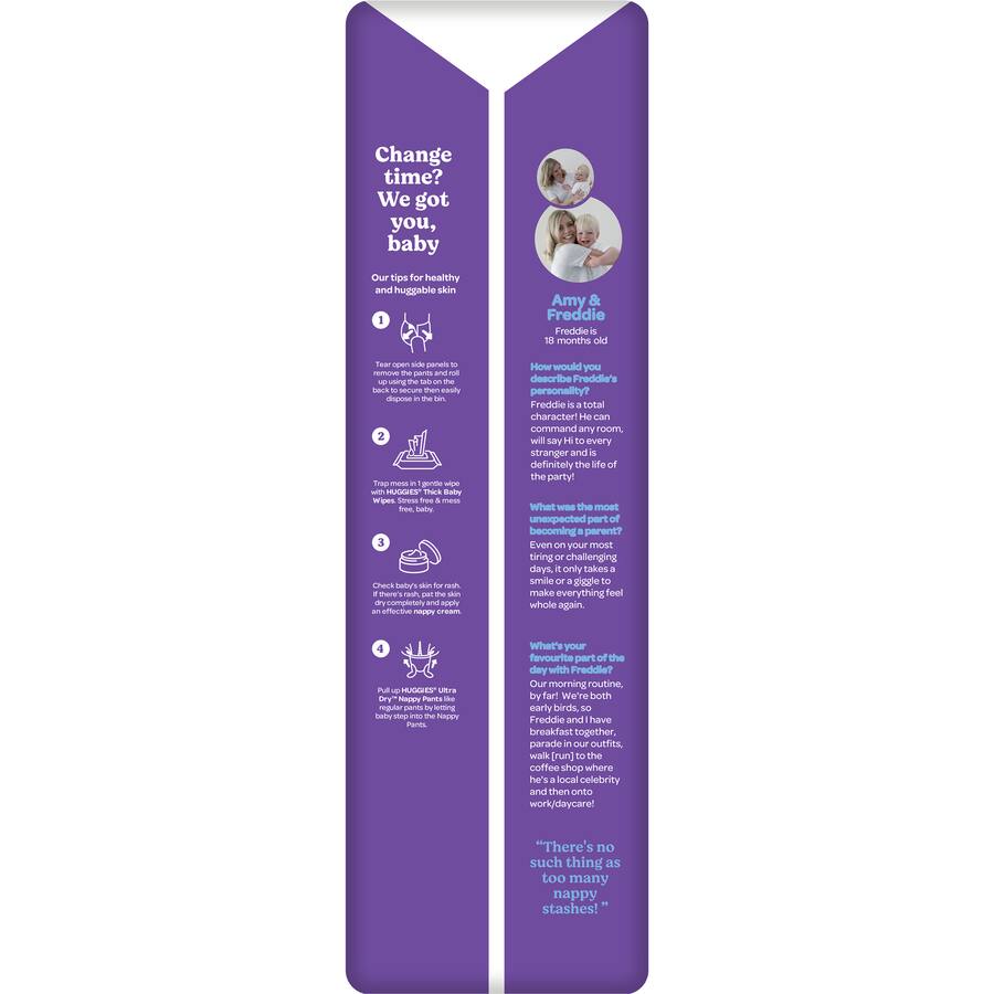 Huggies Ultra Dry Nappy Pants Boys Size 5 (12-17kg) Jumbo pack 54pack