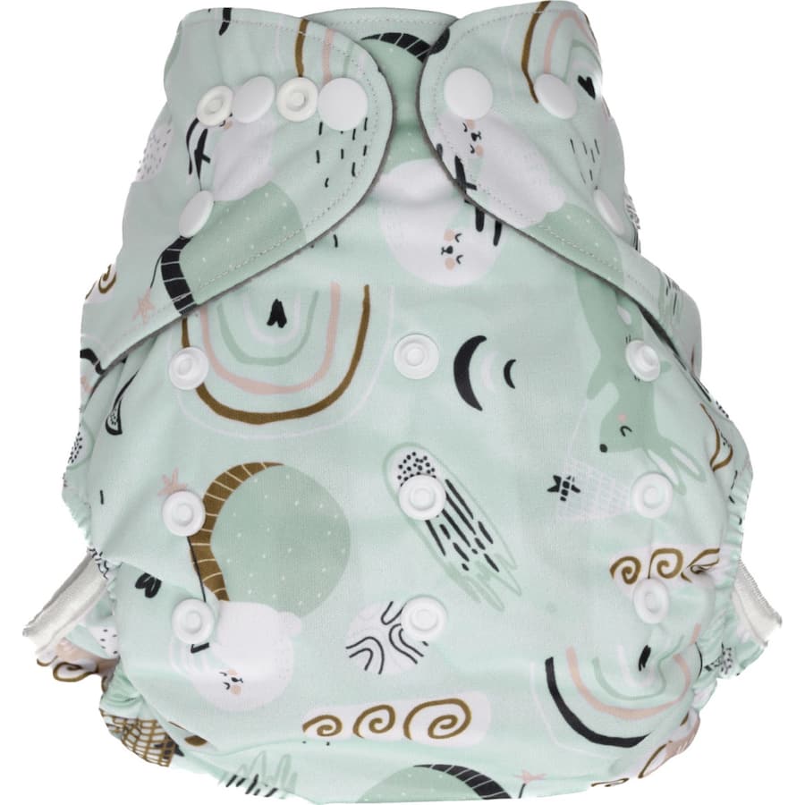 Little Genie Reusable Cloth Nappies: eco-friendly, adjustable, soft, and stylish with excellent absorbency for baby's comfort.