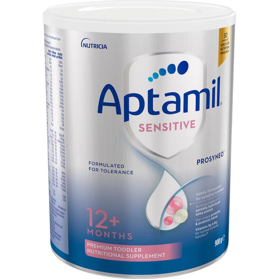 Aptamil Sensitive Toddler From 1 Year + Premium Formulated Tolerance 900g