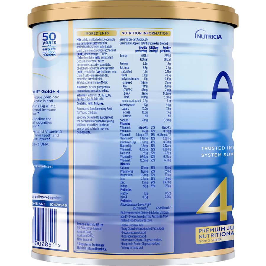 Aptamil Gold+4 Pronutra Biotik Junior Nutritional Supplement From 2 Years 900g