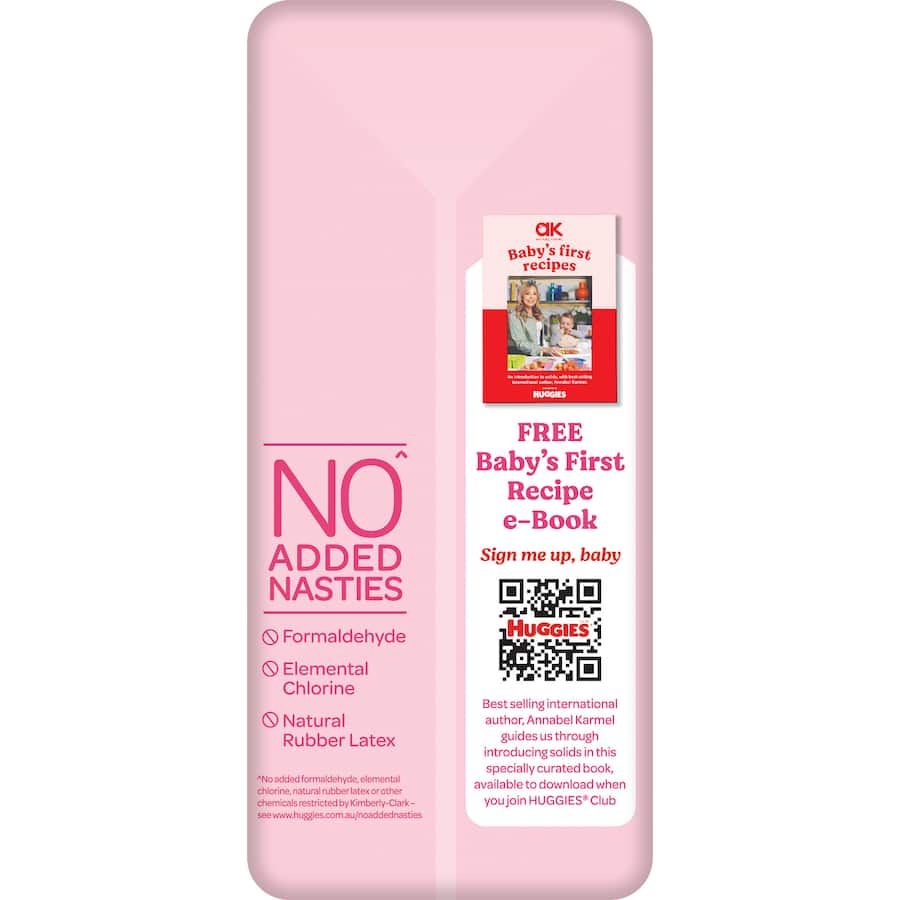 Huggies Ultra Dry Nappies Girls Size 3 (6-11kg) 22pack