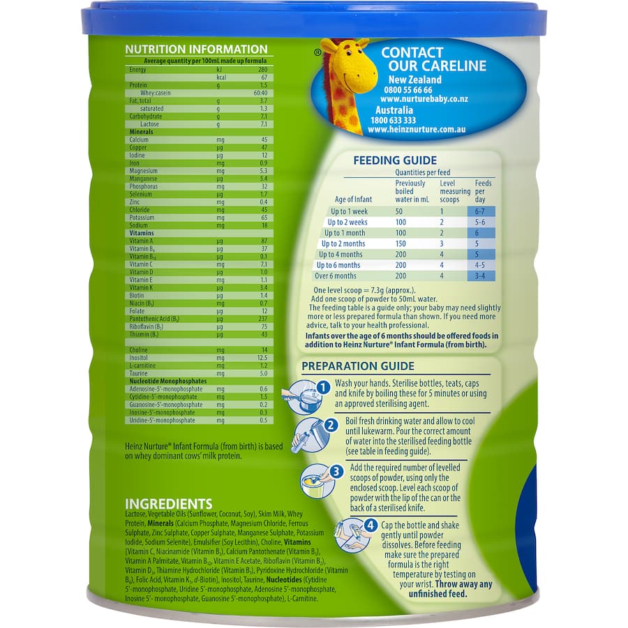 Heinz Nurture Starter From Birth Infant Formula 1 900g