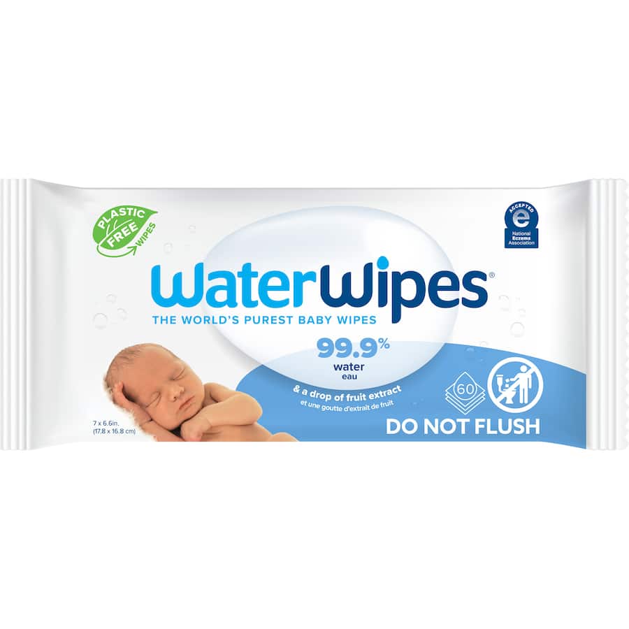 Biodegradable baby wipes with 99.9% purified water, safe for sensitive skin and eco-friendly, made in Ireland.
