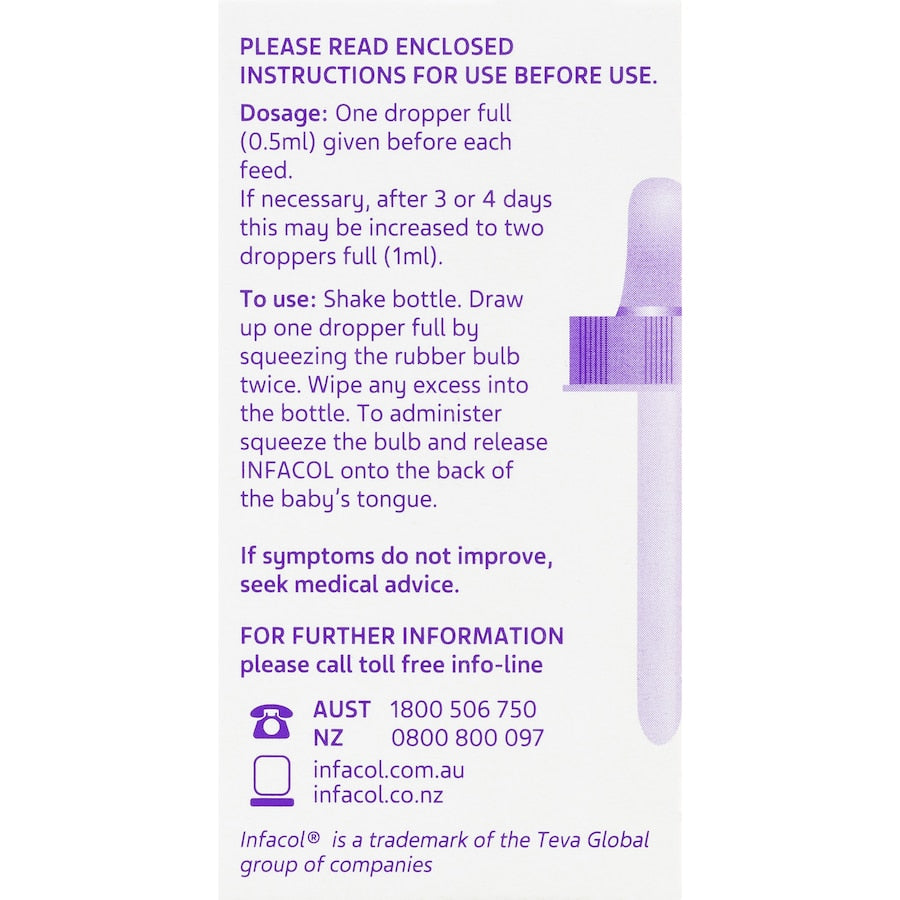 Infacol Effective Colic Relief for infants 0+, soothing colic and gas for comfort during feeding times.