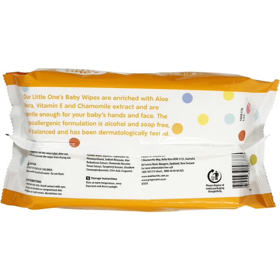 Gentle scented baby wipes infused with aloe, vitamin E, and chamomile for safe, effective skin care for little ones.