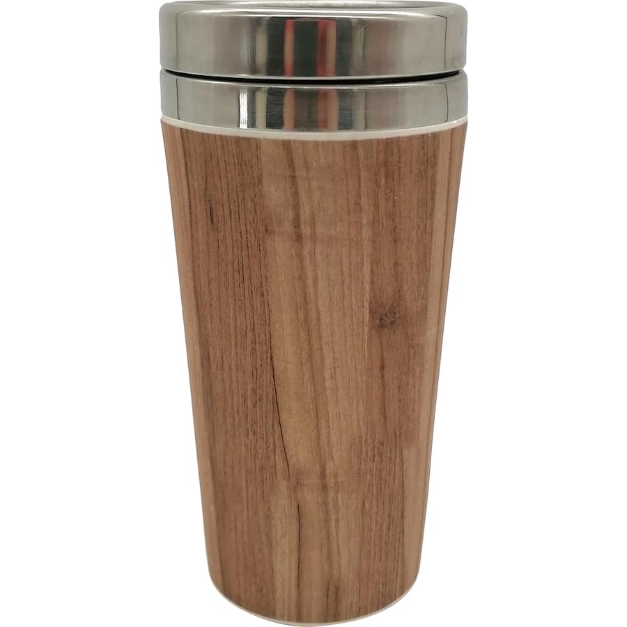 Toasty Travel Mug Bamboo Stainless Steel 500ml Assorted Each