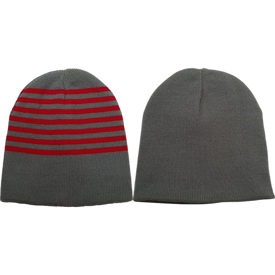 Toasty Kids Reversible Beanie Knitted 8-12 Years Assorted Each