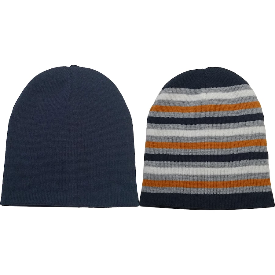 Toasty Kids Reversible Beanie Knitted 8-12 Years Assorted Each