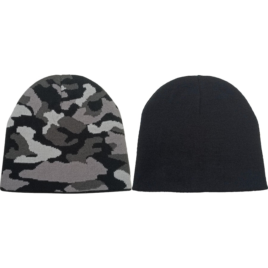 Toasty Kids Reversible Beanie Knitted 8-12 Years Assorted Each