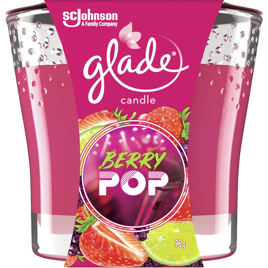 Glade Candle Limited Edition: elegantly designed jar candle infused with essential oils for a captivating aromatic experience.