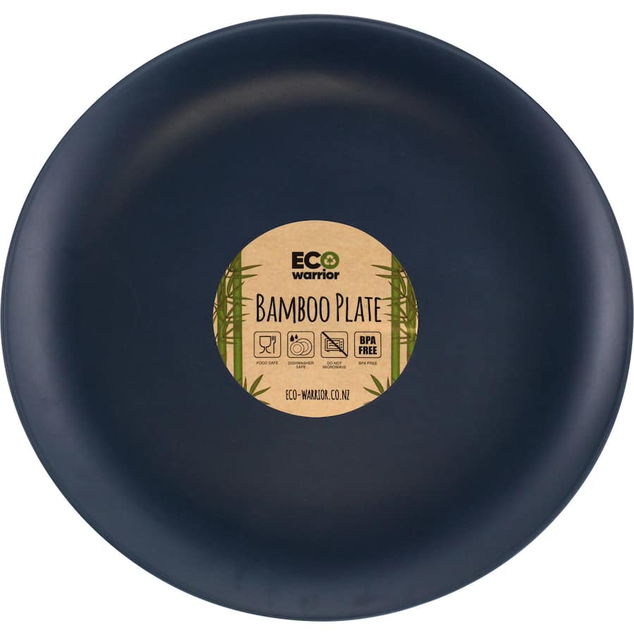 Eco Warrior Bamboo Plate 1ea