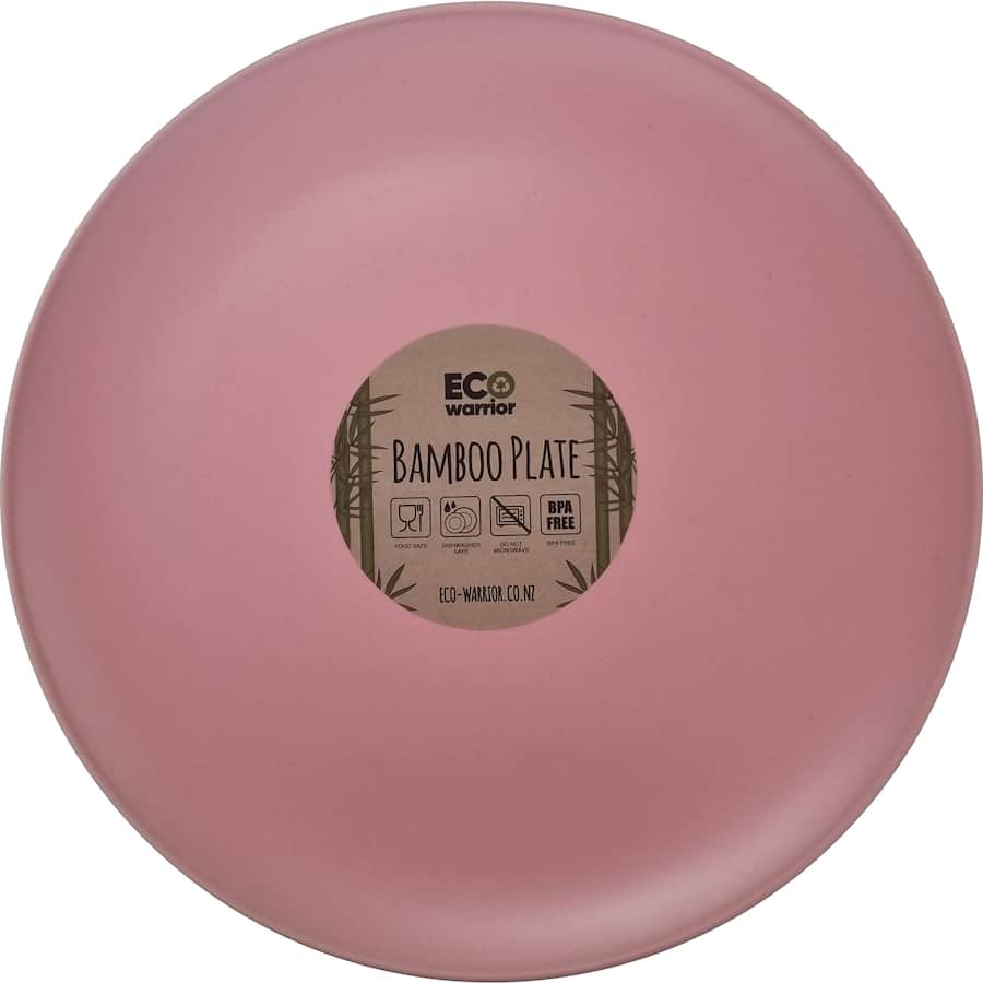 Eco Warrior Bamboo Plate 1ea
