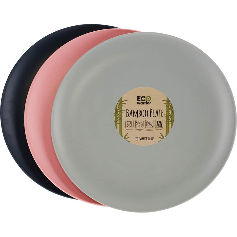 Eco Warrior Bamboo Plate 1ea