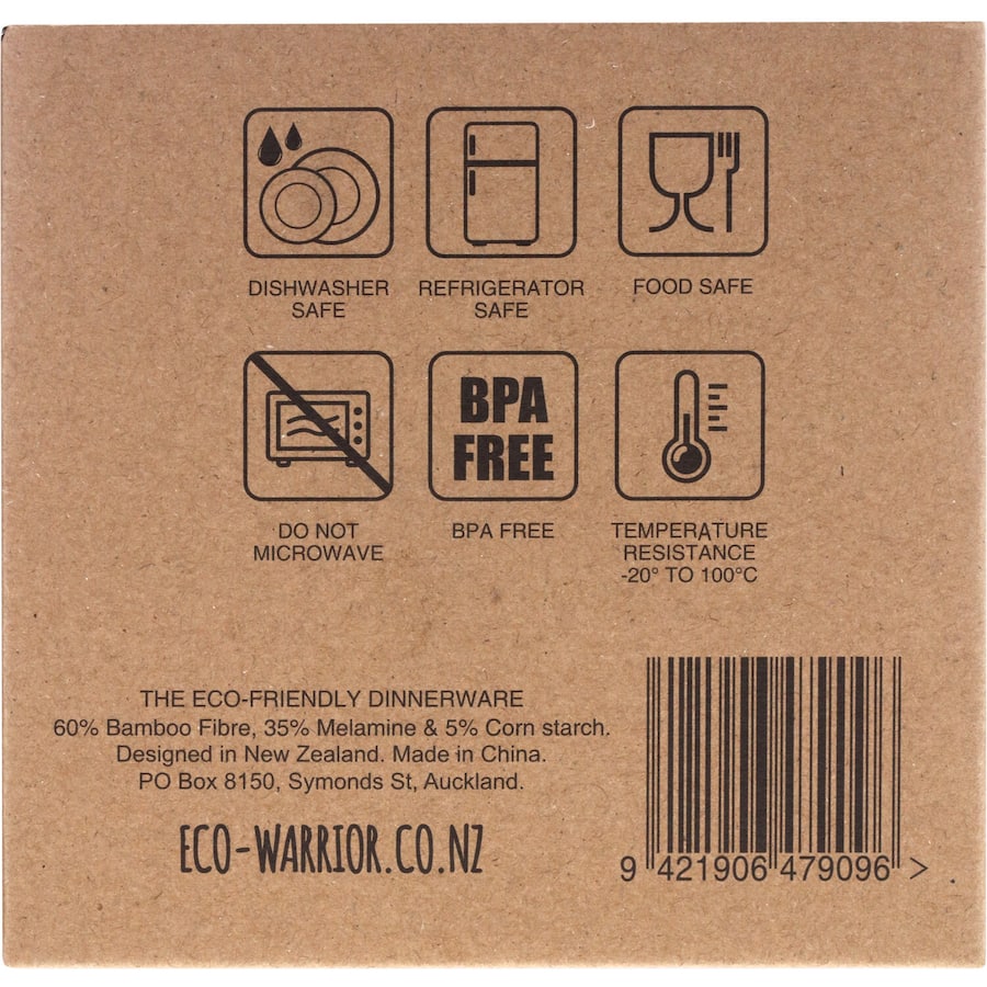 Eco Warrior Bamboo Bowls 4pack