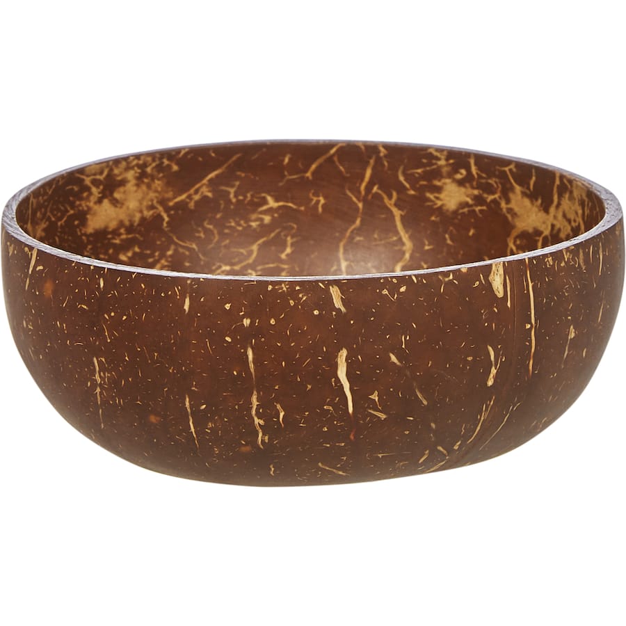 Handcrafted eco-friendly coconut bowl perfect for serving smoothies, salads, and adding a tropical touch to your meals.
