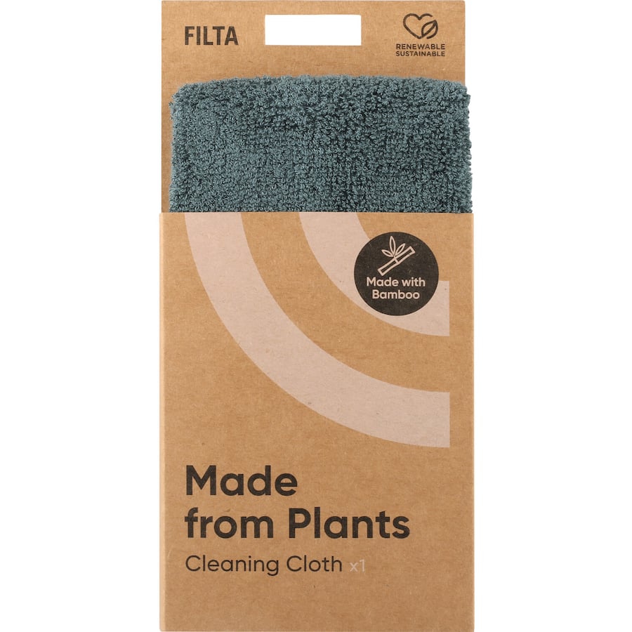 Eco-friendly Filta Bamboo Cleaning Cloth, highly absorbent and durable, ideal for sustainable and hygienic cleaning.