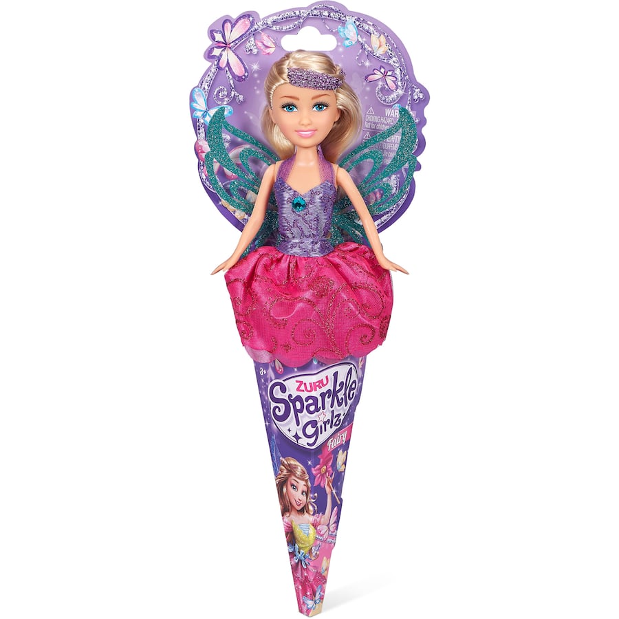 Sparkle Girlz Doll Cupcake Winter Princess in a sparkling winter gown with a cupcake accessory, perfect for imaginative play.