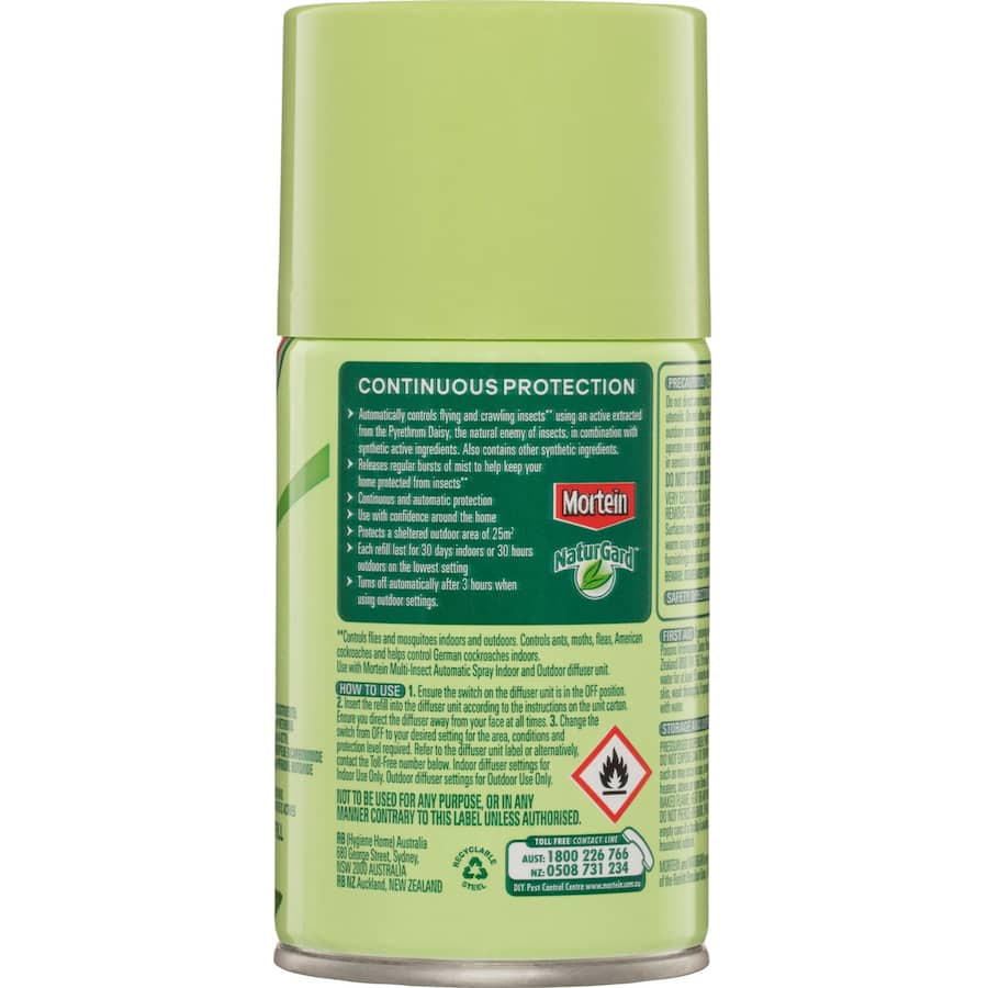 Mortein Naturgard Automatic Spray System Odourless Refill 152g