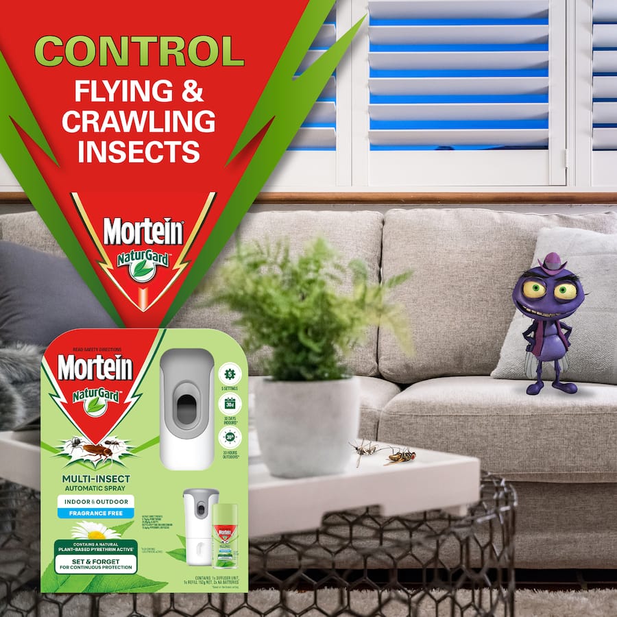 Mortein Naturgard Automatic Insect Control Indoor & Outdoor System Primary 152g