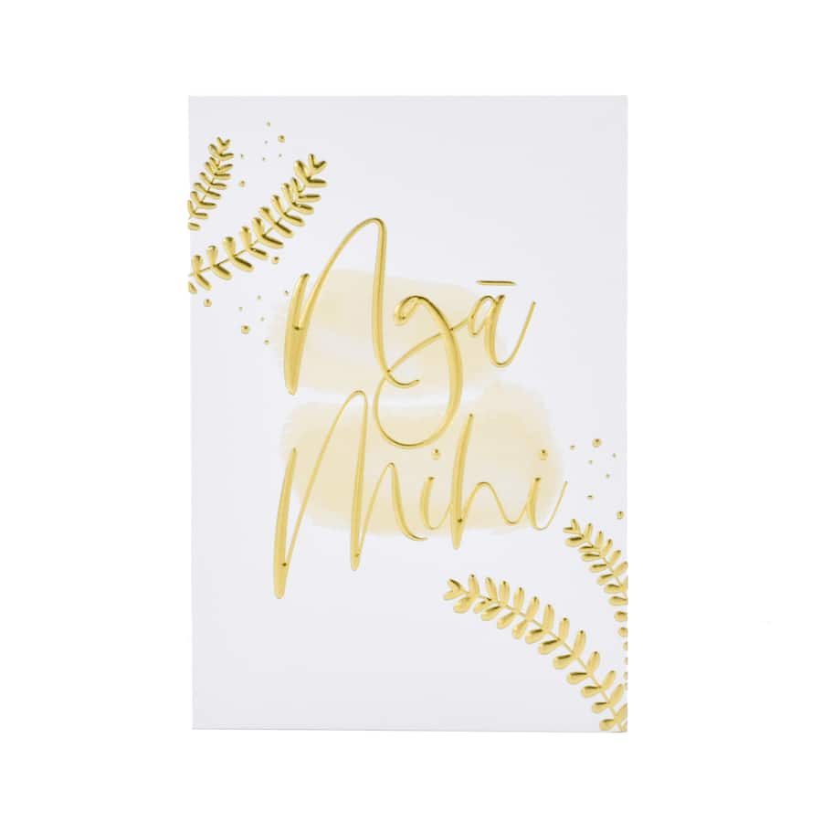 Elegant Nga Mihi Greeting Card perfect for heartfelt messages on special occasions, crafted for lasting keepsakes.