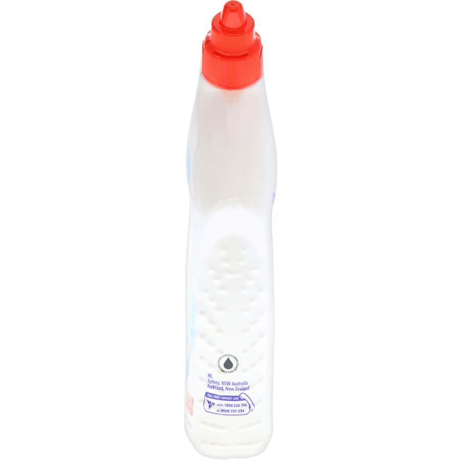 Harpic White & Shine Toilet Cleaner Gel with citrus scent, kills 99.9% of germs for a sparkling, hygienic toilet.