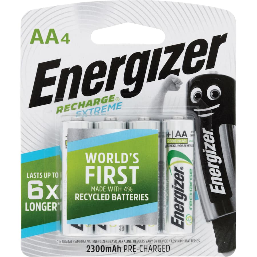 Energizer Rechargeable Aa Battery 4pack