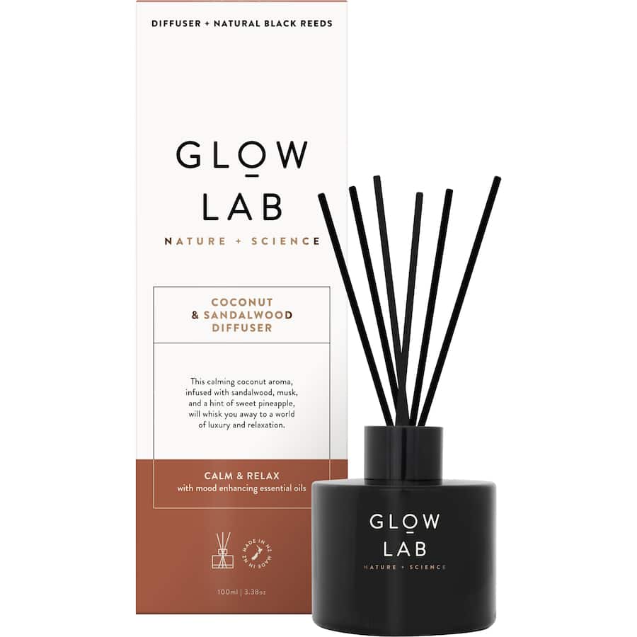 Glow Lab Reed Diffuser Coconut & Sandalwood 100mL